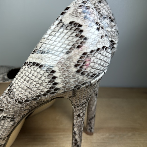 Steve Madden Nala Snake Print Pumps Women’s Size 7.5 - Picture 4 of 13